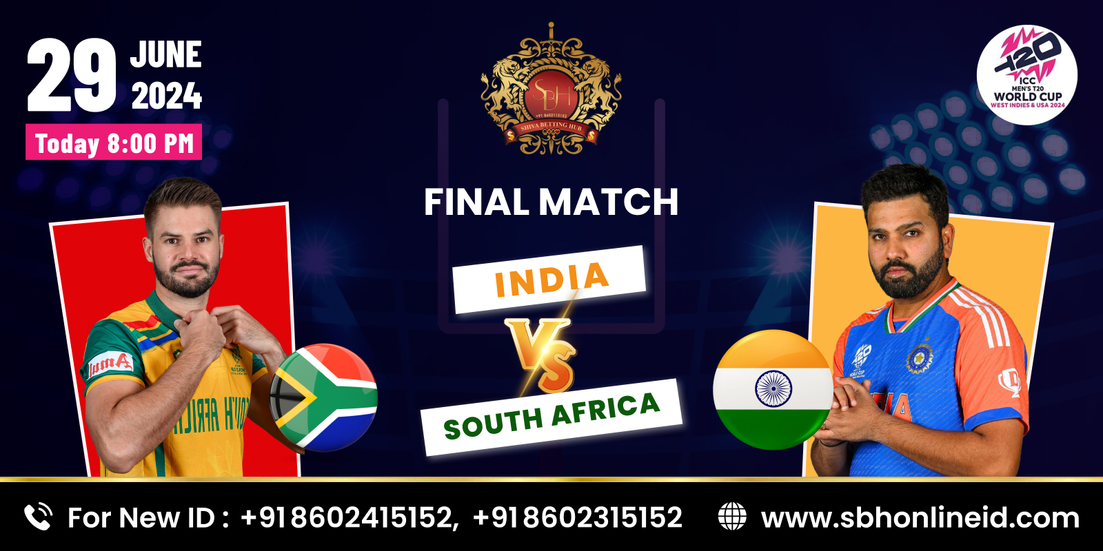 South Africa vs India: T20 World Cup Final – Today’s Match Prediction