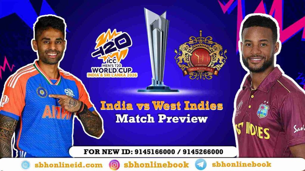 T20 World Cup 2026 Match Preview: India vs West Indies Full Analysis